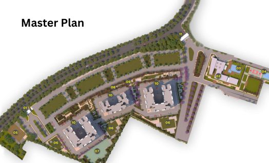 Sowparnika Whispering Petals Hoskote Master Plan Layout